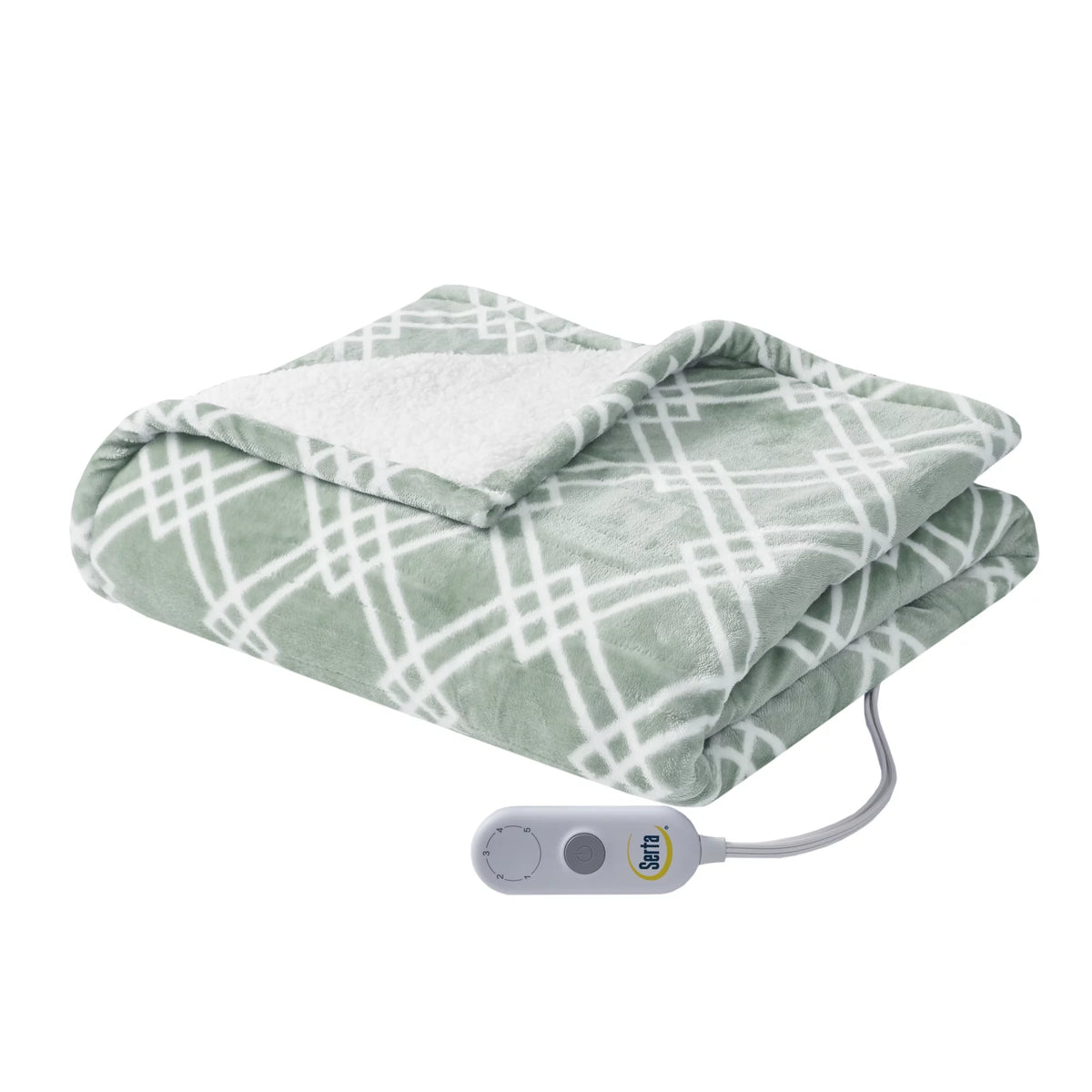 Ultra Soft Plush Electric Heated Throw Blanket 50"x 60" Z208363