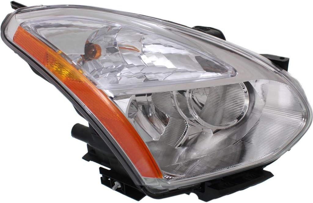 Passenger Side Halogen Headlight Assembly for Nissan Rogue 09-10 J459