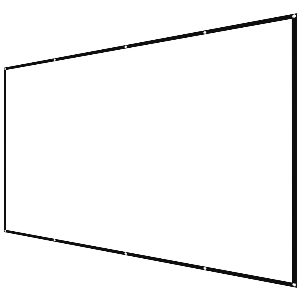 White Indoor/Outdoor Folding Projector Screen E875208