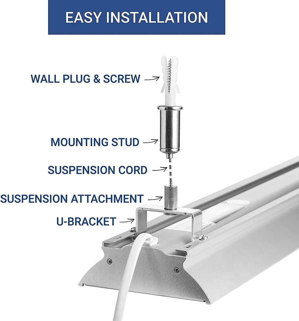 4 Pack LED Shop Light, 35 Watts, Daylight G4752