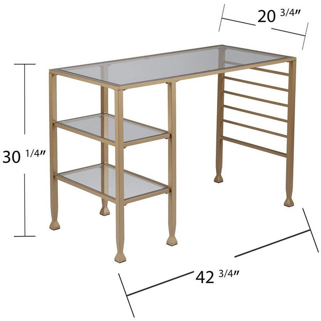 Glass Top Writing Desk S8648