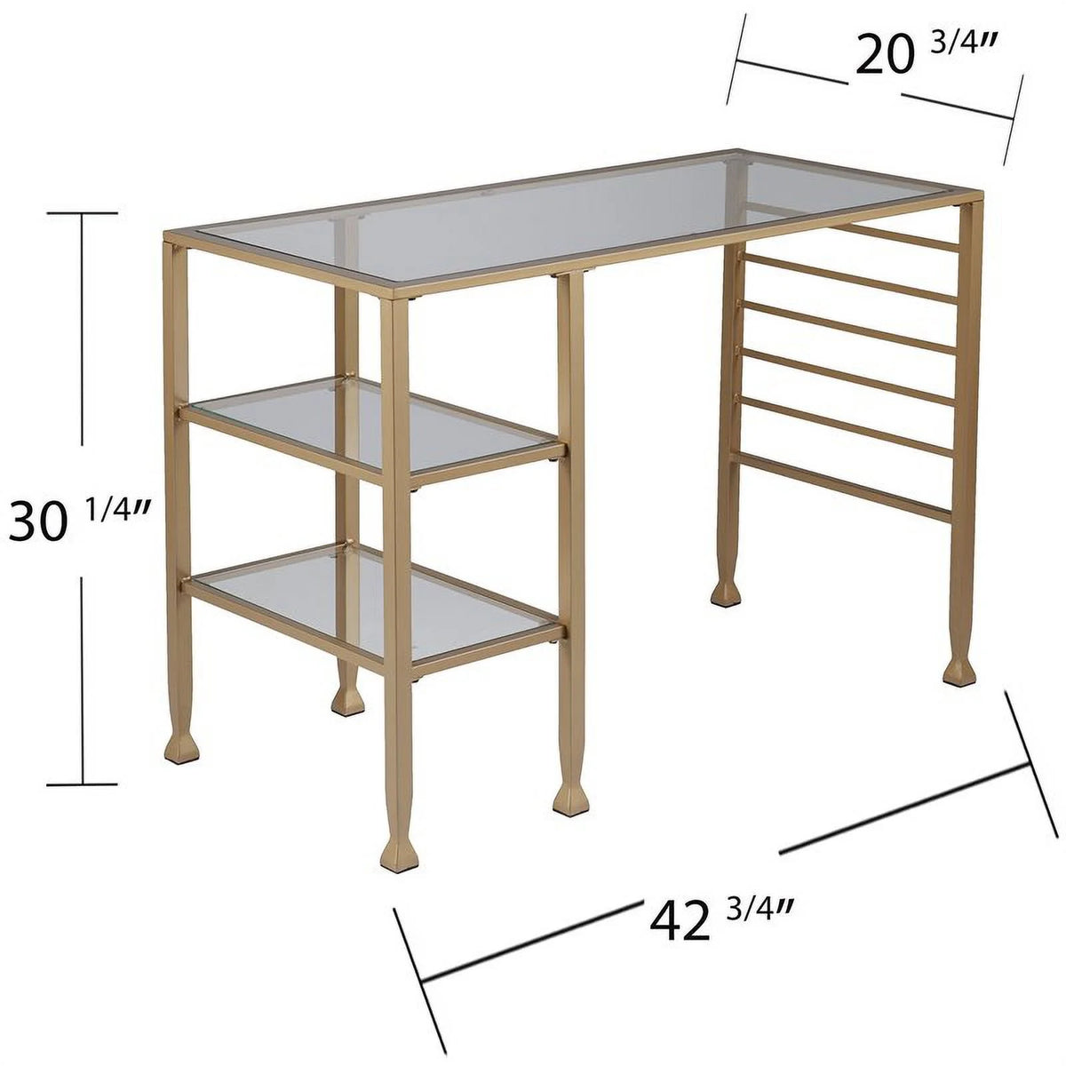 Glass Top Writing Desk S8648