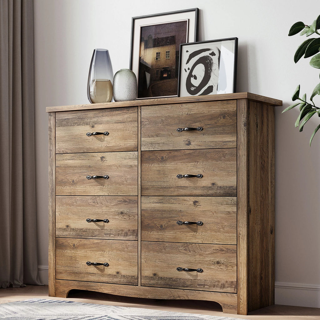 Black 5 Drawer Dresser F342