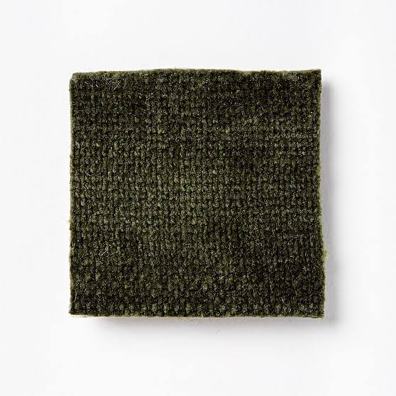 Distressed Velvet Ottoman A27961