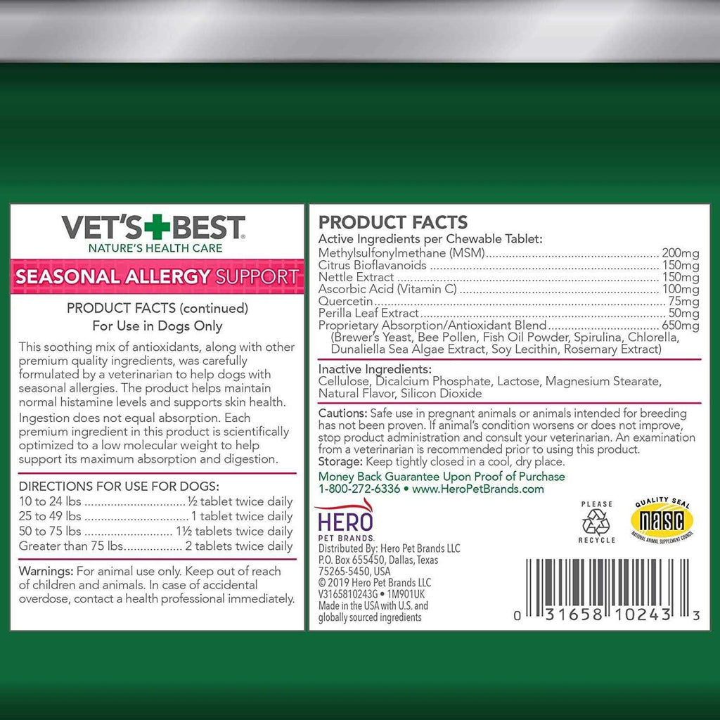 Seasonal Allergy Support Supplement Z251