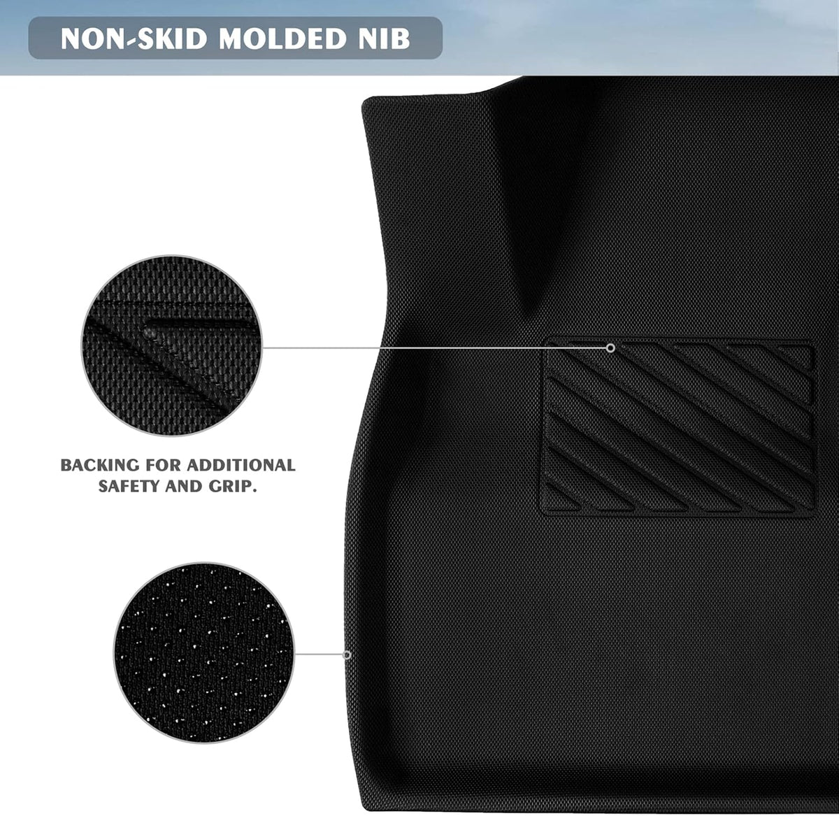 Waterproof 3D Floor Liners for Tesla Model 3 R464234