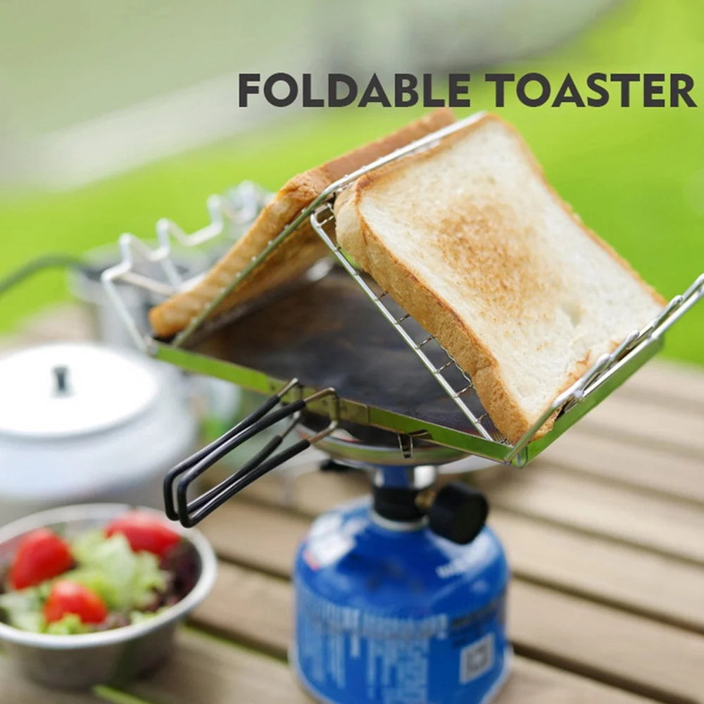 Stainless Steel Camp Stove Toaster T764427