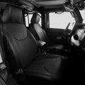 Waterproof Leather Car Seat Covers for 2018-2021 Jeep Wrangler JL 4 Door E206719