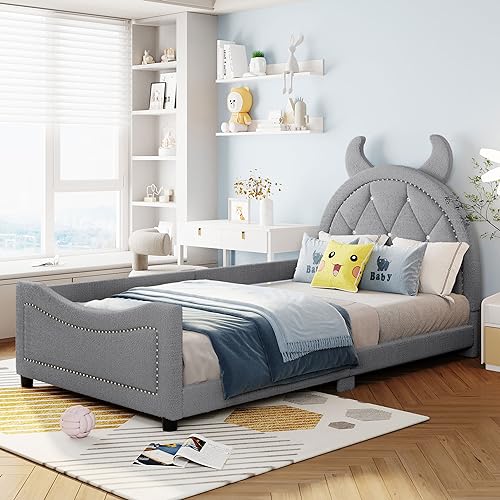 Queen Size Murphy Bed with Storage Drawer and Charging Station E845