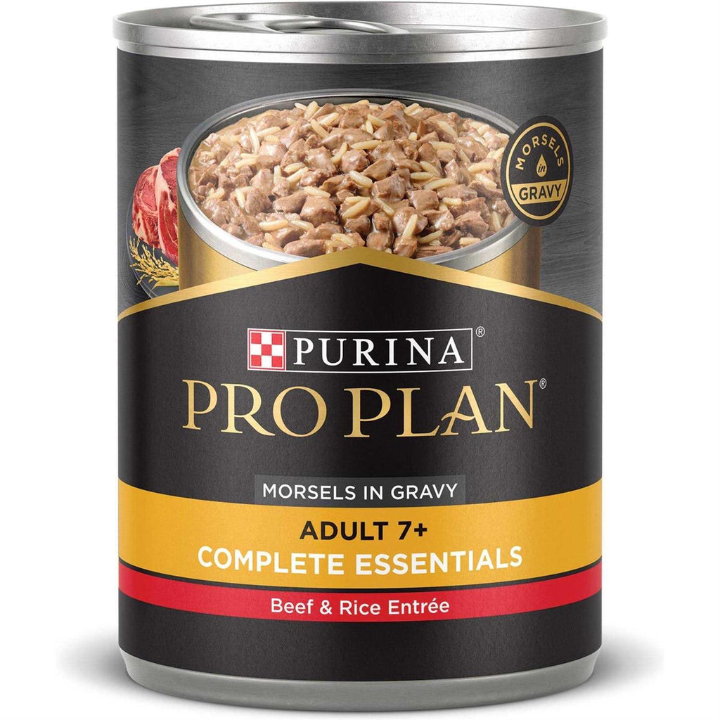 Senior Wet Dog Food Beef & Rice Gravy Entree W5439