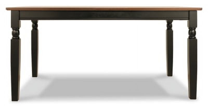 Black/Brown Dining Table R71094