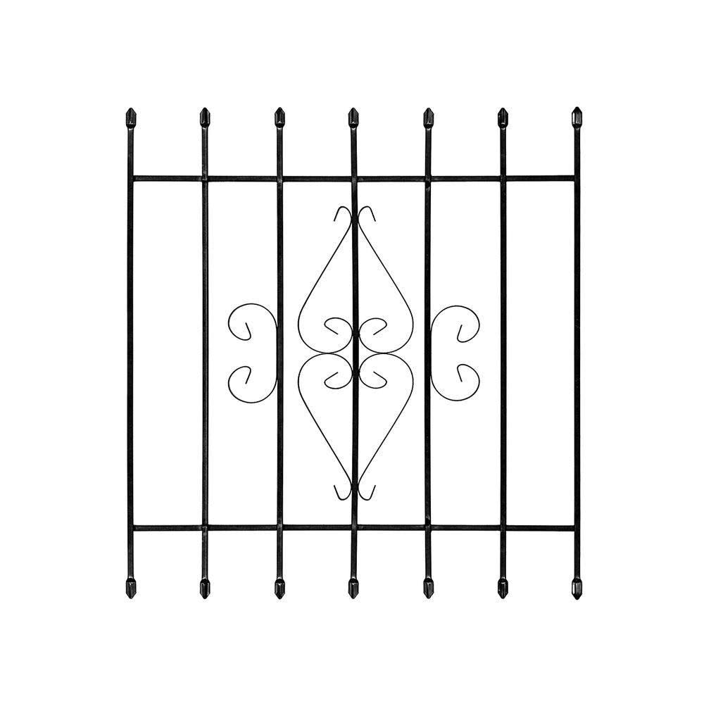 Black 7-Bar Window Guard T1584