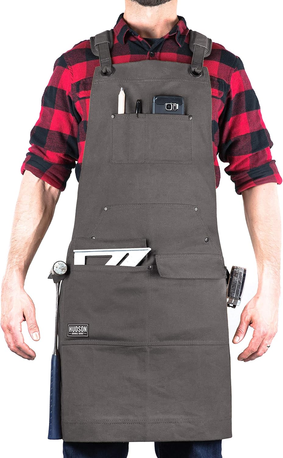 Waxed Canvas Apron Brown Pack of 2 T7318