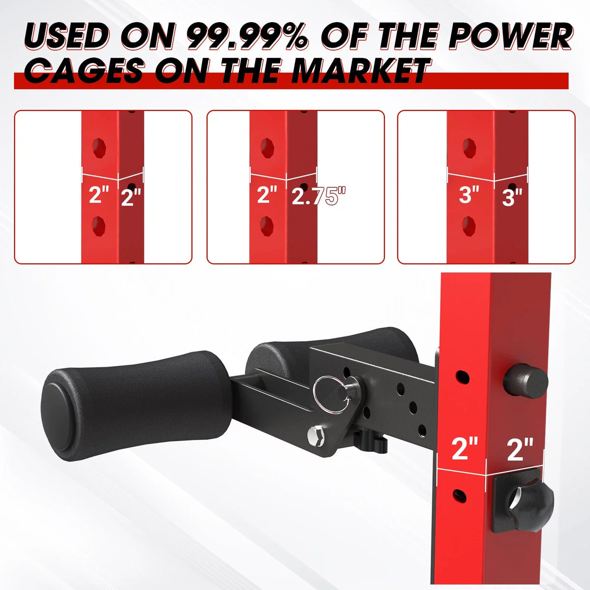 Leg Holder Attachment for Smith Machine and Power Rack L9634