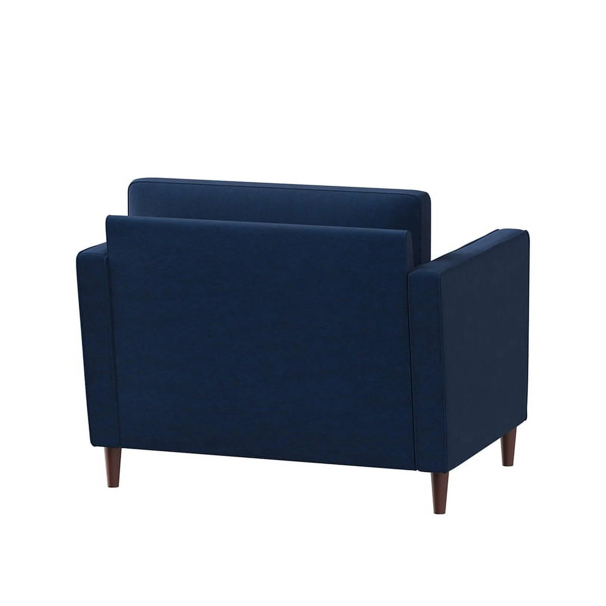 King Chair in Navy Blue Fabric Upholstery O94445