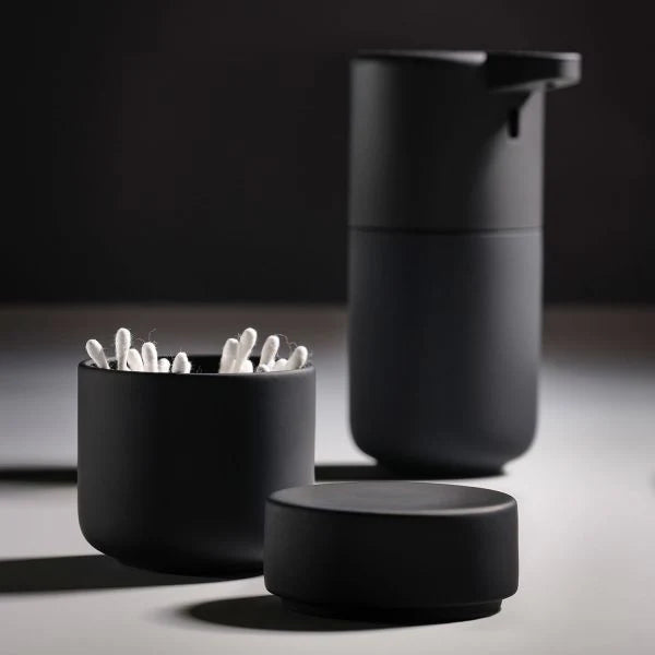 Jar with Lid Black V2914