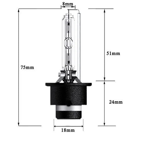 D4S Xenon HID Headlight Replacement Bulb Qty2 J1709