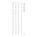 4pc Glass Straw Set N245