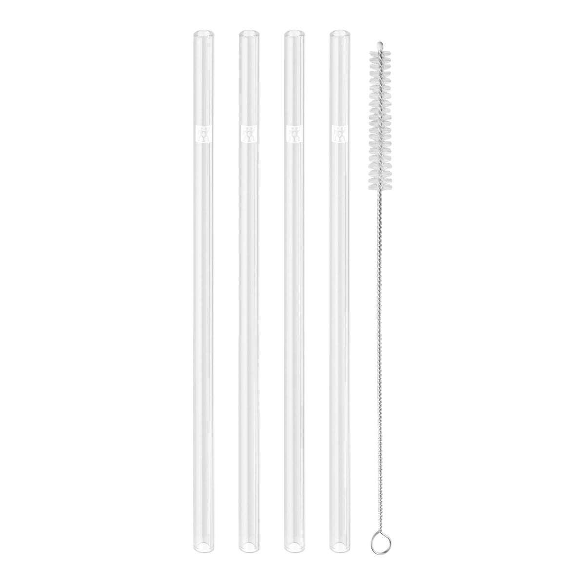 4pc Glass Straw Set N245