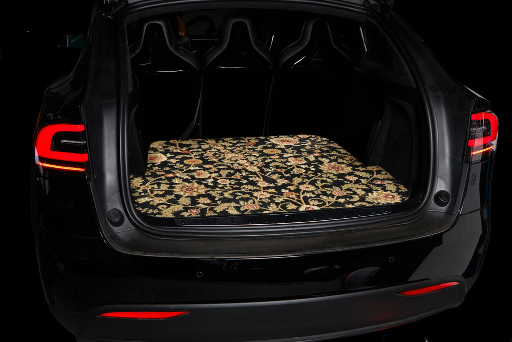 Black Oriental Car Mats D916