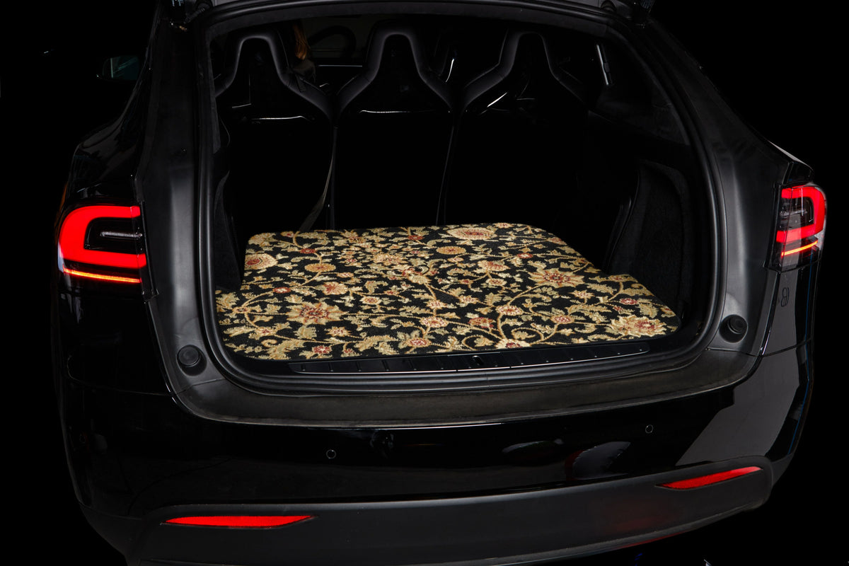 Black Oriental Car Mats D916