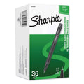 36 Count Black 0.8 mm Water-Resistant Ink Stick Pen Y97873
