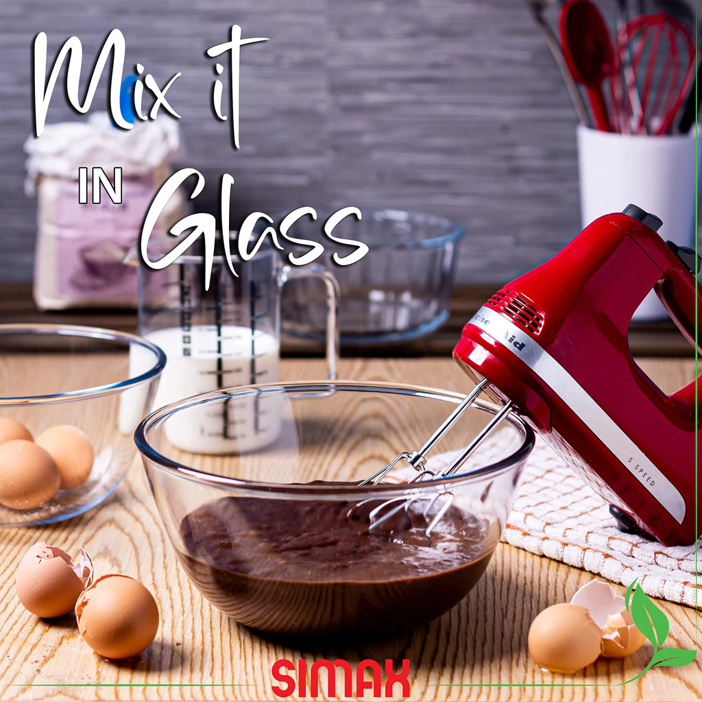 2.6 Quart Borosilicate Glass Mixing Bowl G8728