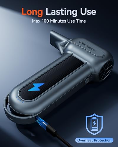 Cordless Electric Air Duster 150000RPM 3-Gear Adjustable H665