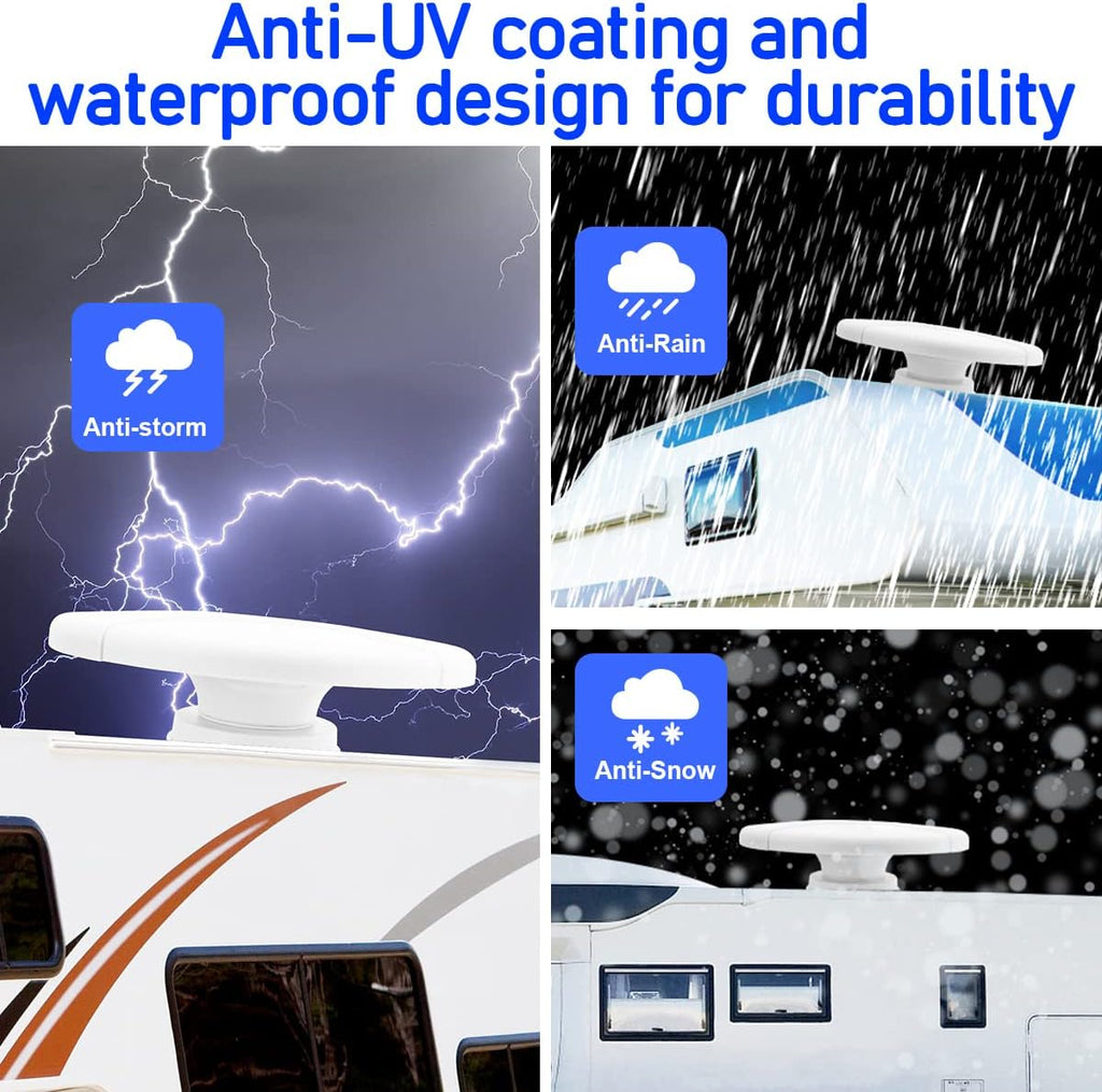 Amplified Digital HD TV Antenna with Magnetic Base, Pack of 2 V926