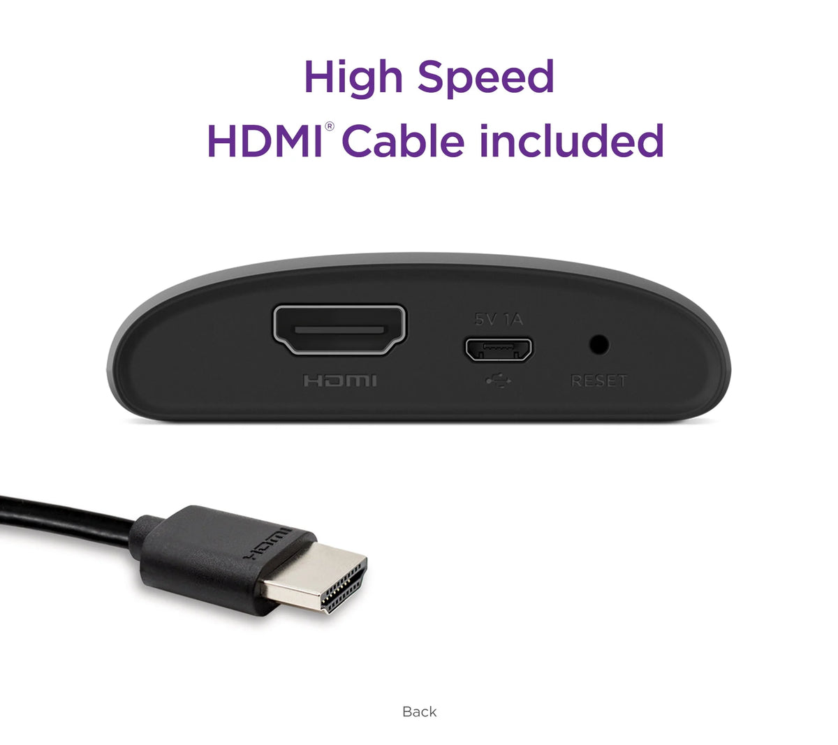 HD Streaming Device with HDMI Cable and Remote A8554