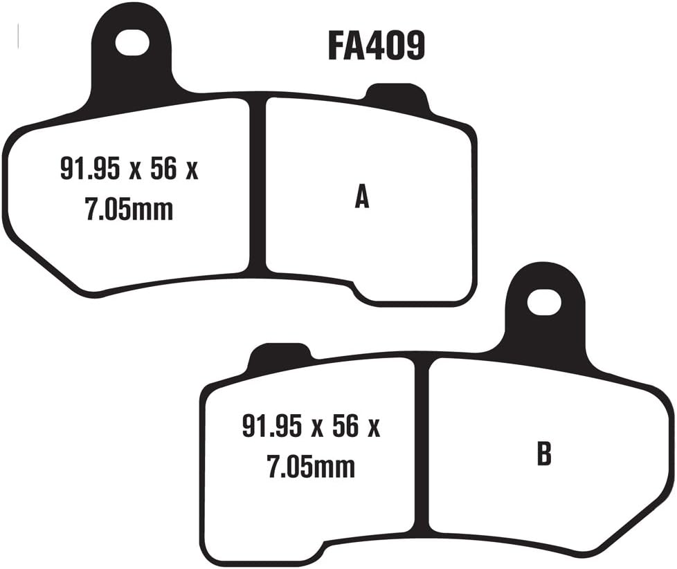 Complete Double-H Sintered Brake Pad Change Kit A7681