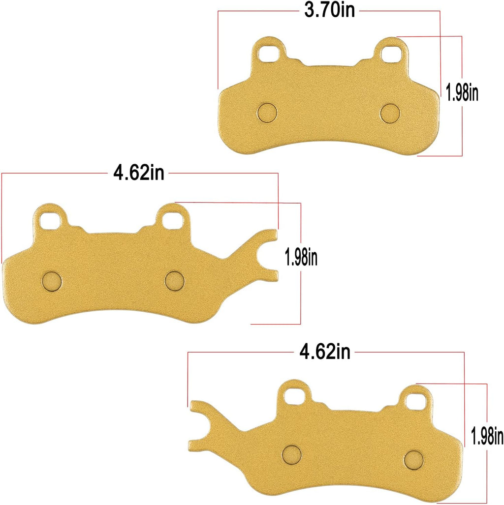 Front & Rear Severe Duty Replacement Brake Pads C855
