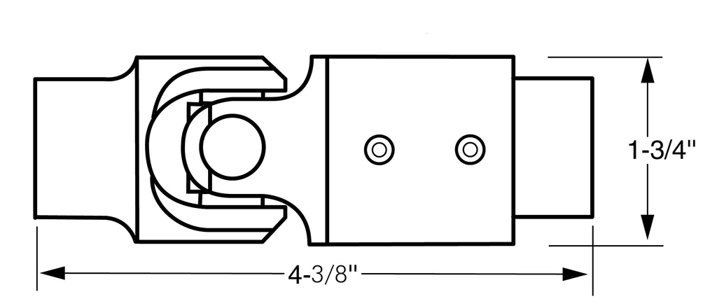 Single Steering Universal Joint N553