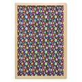 23" x 35" Multicolor Printed Fabric Wall Art with Frame R40188