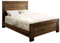 Rustic Natural King Panel Bed L264