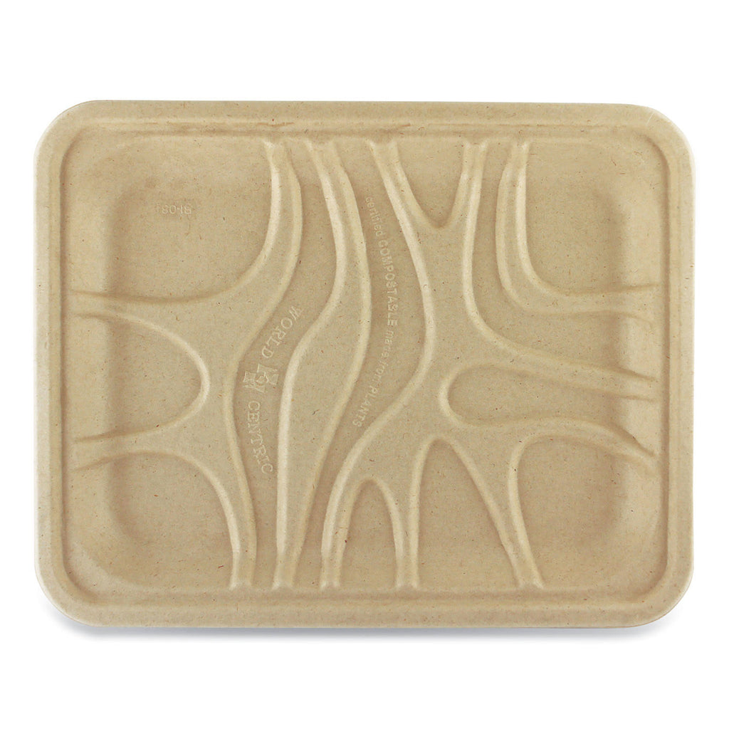 Fiber Trays, Pla Lined, Natural, 500/Carton N48993