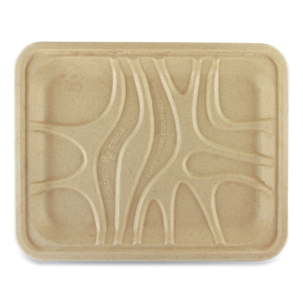 Fiber Trays, Pla Lined, Natural, 500/Carton N48993