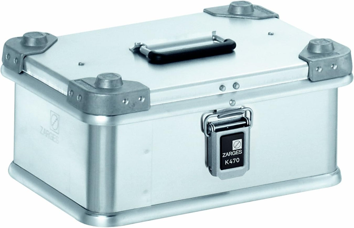 Aluminum Hard Protective Carrying Case, Stackable Storage, Lock Box (22.4 x 15.7 x 17.7 Inches) F3612