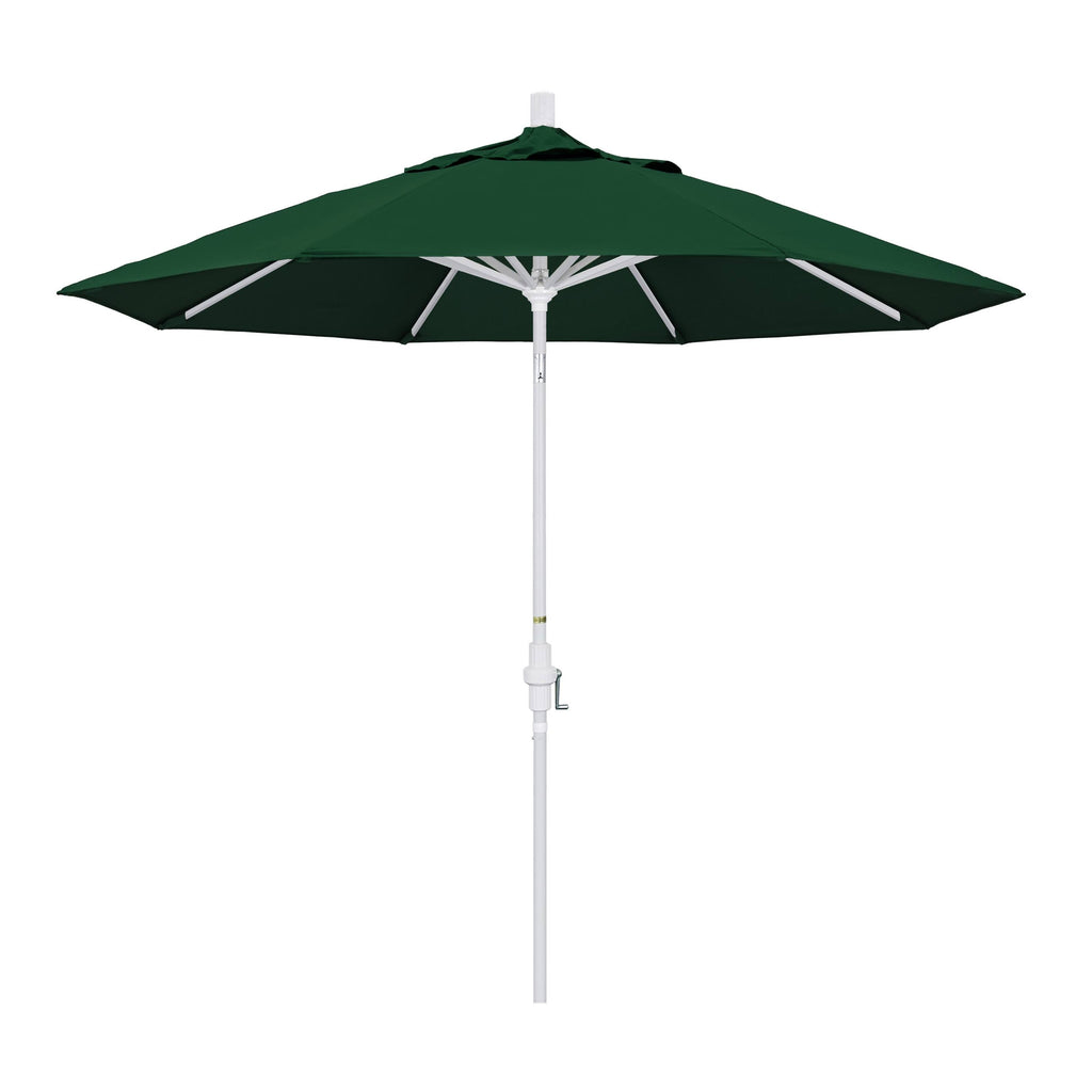 9' Aluminum Market Umbrella Hunter Green I40255