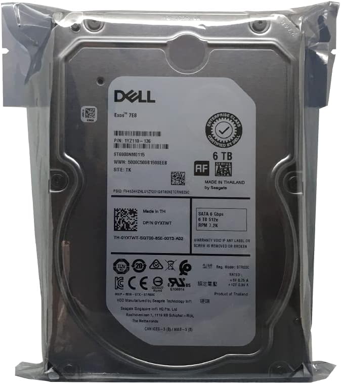 6TB 7200 RPM SATA 6Gb/s 256MB Cache Internal Hard Drive Q1127