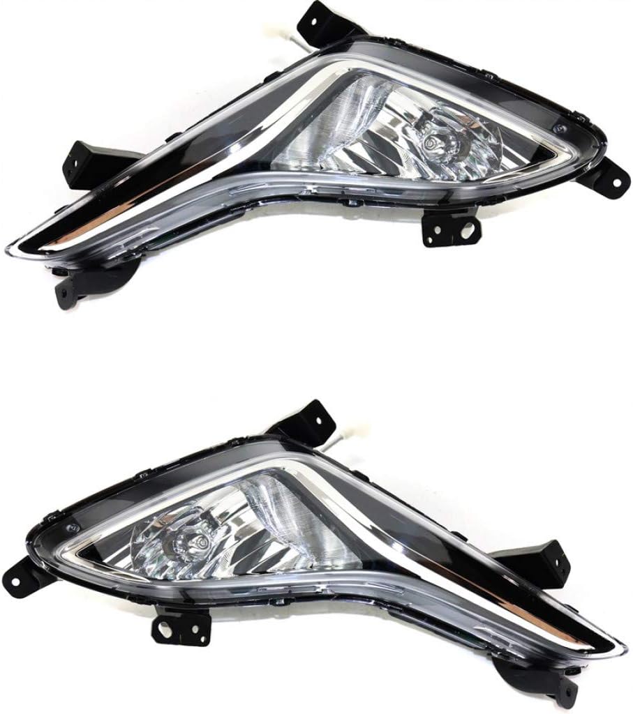 Fog Light Assembly for Hyundai Elantra 2014 2015 2016 Pair H8463