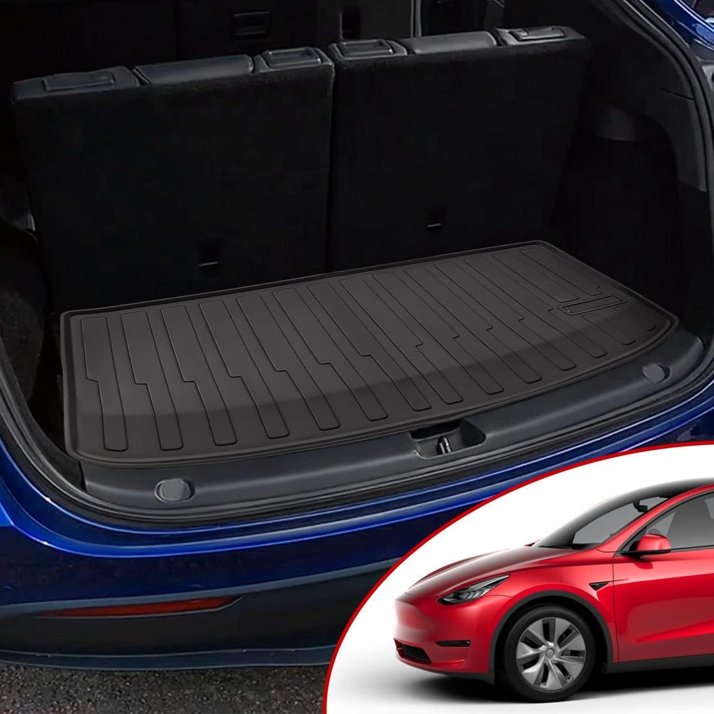 Tesla Model Y Frunk Mat Cargo Liner Floor Mat All Weather 5 Seat Accessories E9759