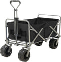 Red & Grey Collapsible Utility Wagon Cart with Wheels U1662