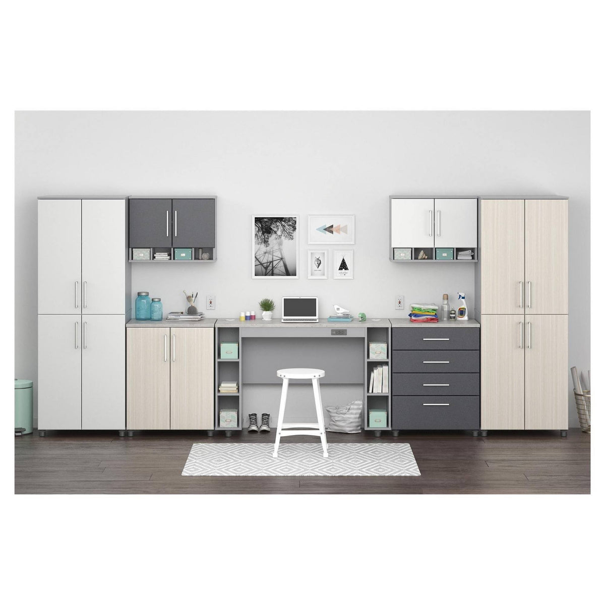 White Wall Cabinet T915