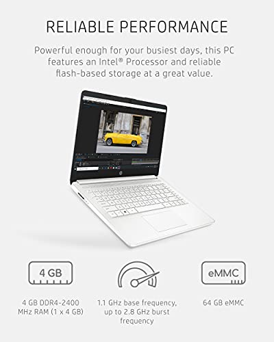 14-inch Laptop, Intel Celeron N4020, 4 GB RAM, 64 GB Storage, Windows 11 Home R4331
