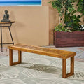 Sandblast Natural Wooden Picnic Bench P58566