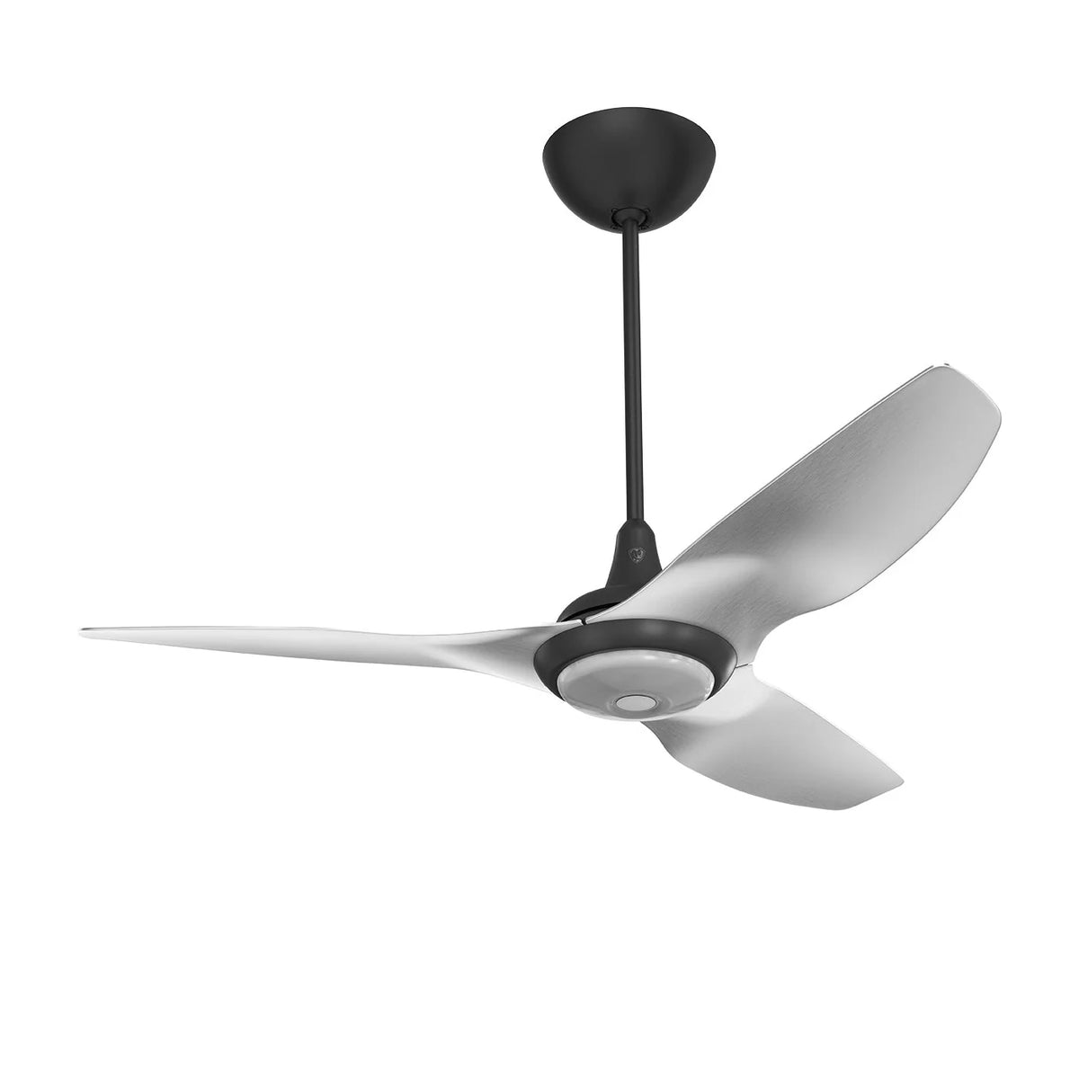 52 Ceiling Fan with Brushed Aluminum Blades and Black Finish E45396