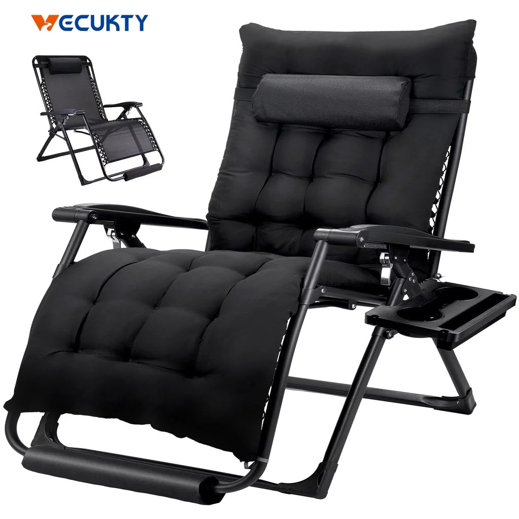 Oversized Zero Gravity Chair Black U1742
