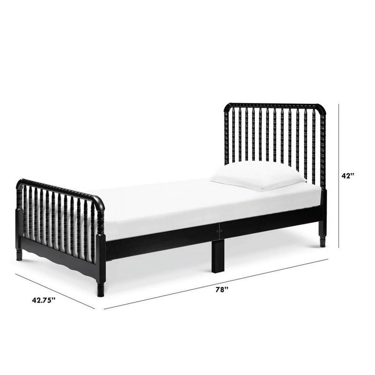Twin Bed in Ebony D94250