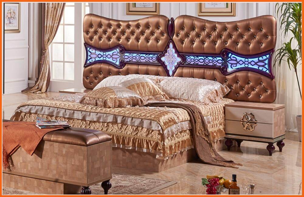King Size Bed Dresser Nightstand Wardrobe Z72588